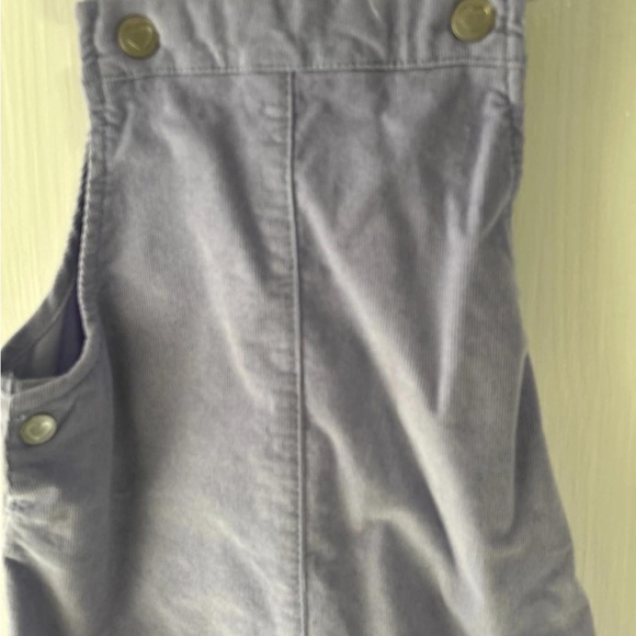 Kids Purple Corduroy Overalls - Picture 3 of 6